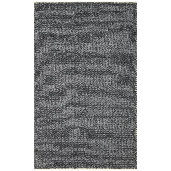 Килим ручної роботи  Jade Basketweave Antrasit сірий прямокутний 200*300 см, фото 1