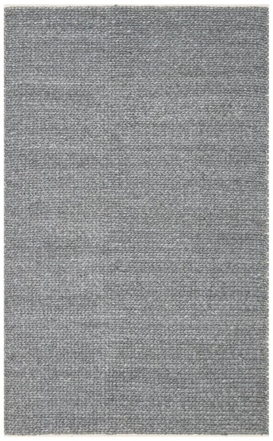 Килим ручної роботи Jade Basketweave Grey сірий прямокутний 200*300 см