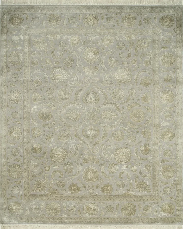 Килим ручної роботи Jaipur QNQ-21 Crystal Grey Crystal Grey сірий прямокутний 279*371 см