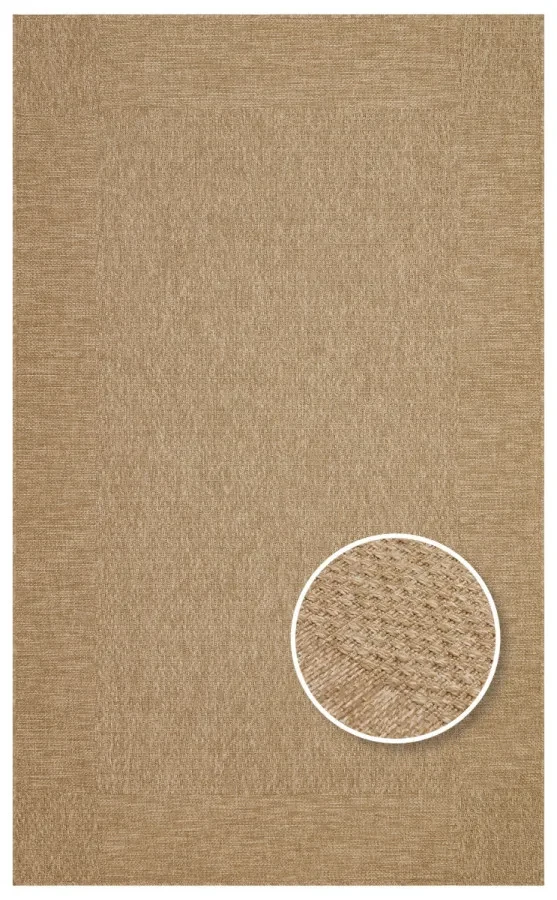 Килим безворсовий Salda SLD 06 Natural бежево-коричневий прямокутний 80*150 см