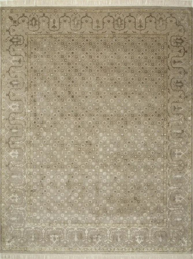 Килим ручної роботи Jaipur QNQ-654 Linen Linen золотистий прямокутний 198*300 см, фото 1