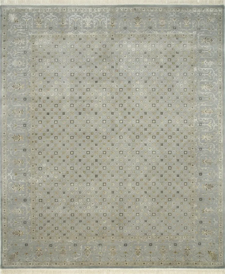 Килим ручної роботи Jaipur QNQ-654 Slate Blue Slate Blue сірий прямокутний 201*302 см