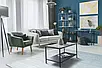 Килим безворсовий  Sateen ST 09 Aqua XW бірюзовий прямокутний 80*150 см, фото 3
