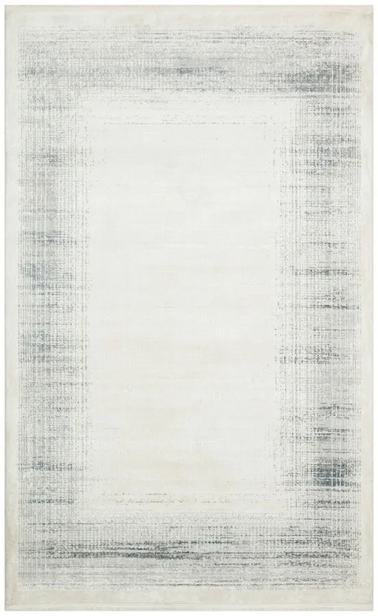 Килим Lagos LGS 08 Cream Silver сірий прямокутний 80*150 см