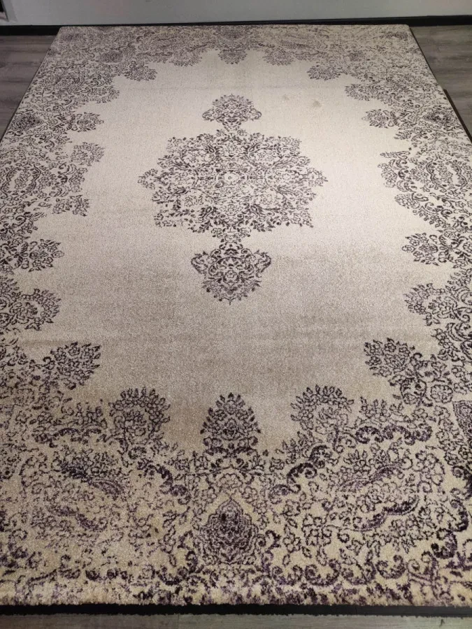 Килим Loft 8807 Beige Violet ліловий прямокутний 200*290 см