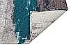 Килим безворсовий  Smart SM 36 Grey Aqua XW бірюзовий прямокутний 80*150 см, фото 6