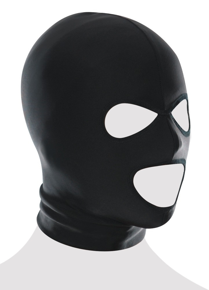 Маска БДСМ на обличчя FFS Spandex 3 Hole Hood, фото 1