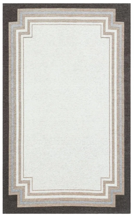 Килим безворсовий  Smart SM 45 Beige Grey XW бежево-сірий прямокутний 80*150 см