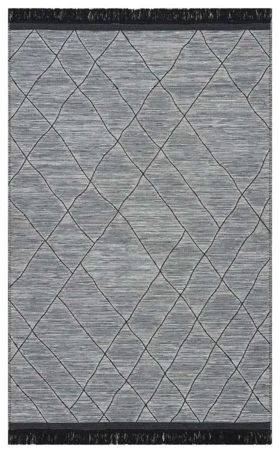Килим безворсовий двосторонній Arya Craft ARC 02 Grey сірий прямокутний 80*150 см