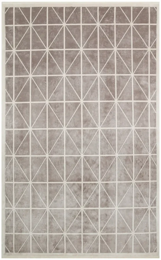 Килим  Lugano LUG 05 Grey Cream сірий прямокутний 80*150 см