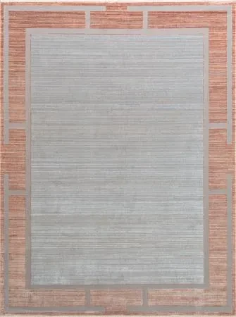 Килим Soho Chrome Camelia сіро-теракотовий прямокутний 133*190 см