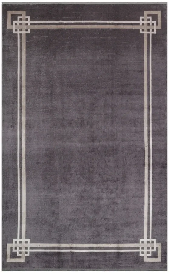 Килим Lugano LUG 07 Antrasit Grey темно-сірий прямокутний 80*150 см, фото 1