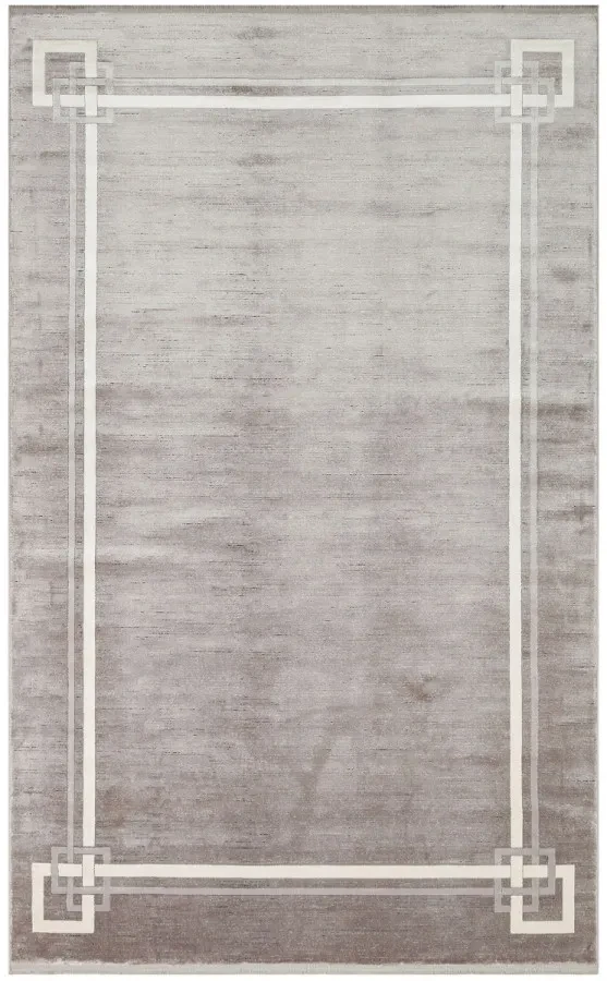 Килим  Lugano LUG 07 Grey Cream сірий прямокутний 80*150 см