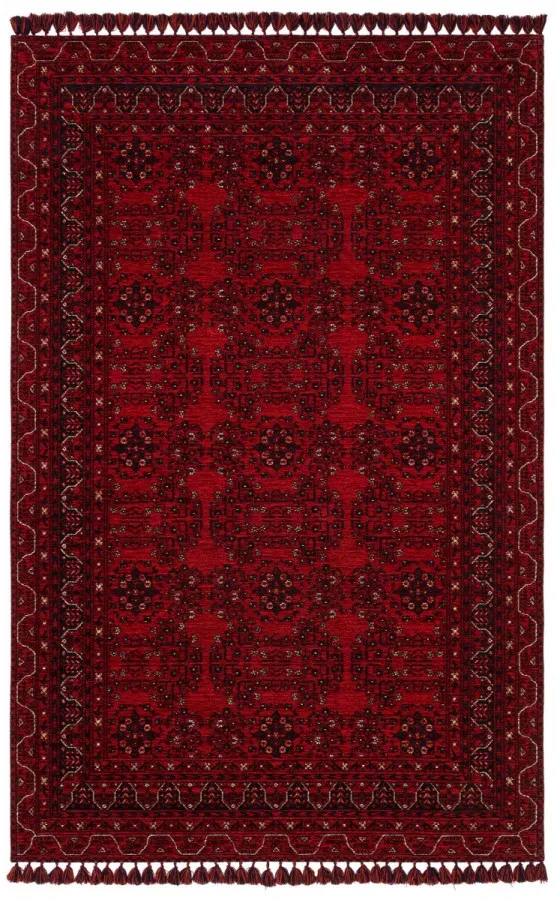 Килим безворсовий  Buhari BHR 02 Red червоний прямокутний 120*180 см
