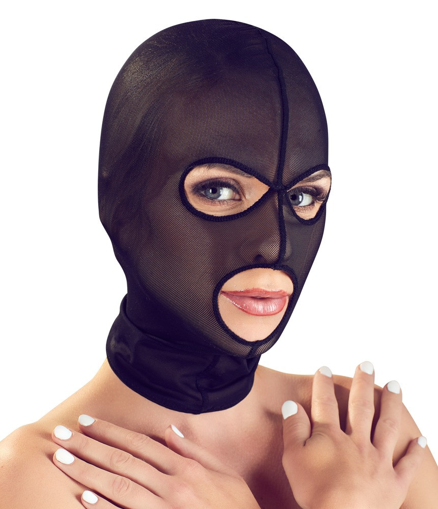 Маска БДСМ на обличчя — 2493128 Bad Kitty Head Mask Black, фото 1