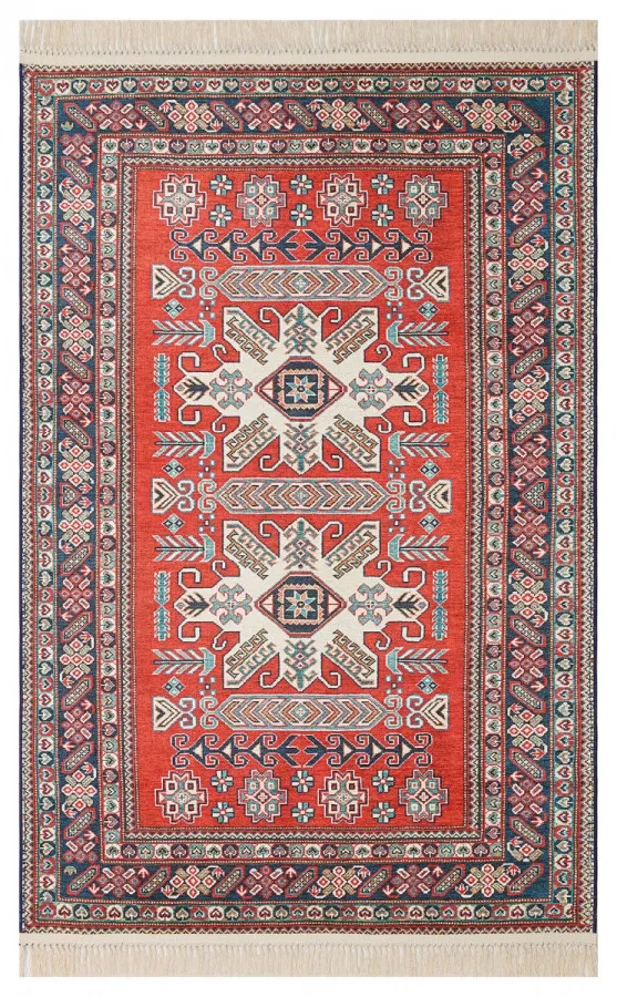 Килим безворсовий  Luna LN 32 Multy різнокольоровий прямокутний 75*150 см