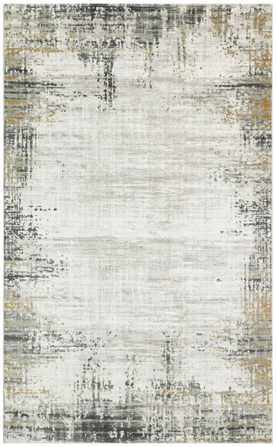 Килим Como CM 17 Cream Grey сірий прямокутний 80*150 см