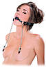 Капелюх із затискачами для сосків FFE Deluxe Ball Gag and Nipple, фото 3