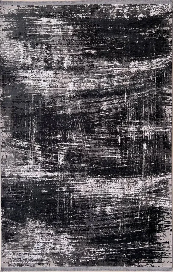 Килим Lydia LYD 08 Black чорний прямокутний 80*150 см