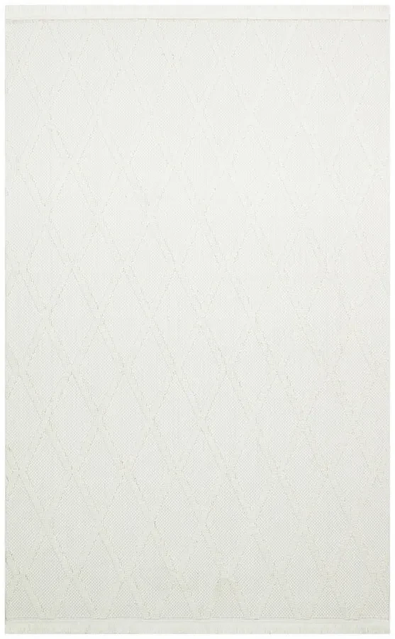 Килим безворсовий  Cozy CZY 04 Cream білий прямокутний 160*230 см