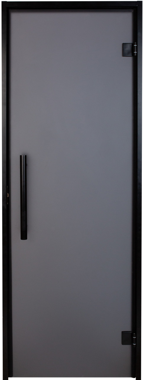 Двері для хамаму Tesli Antalya Black Sateen 2000х700, фото 1