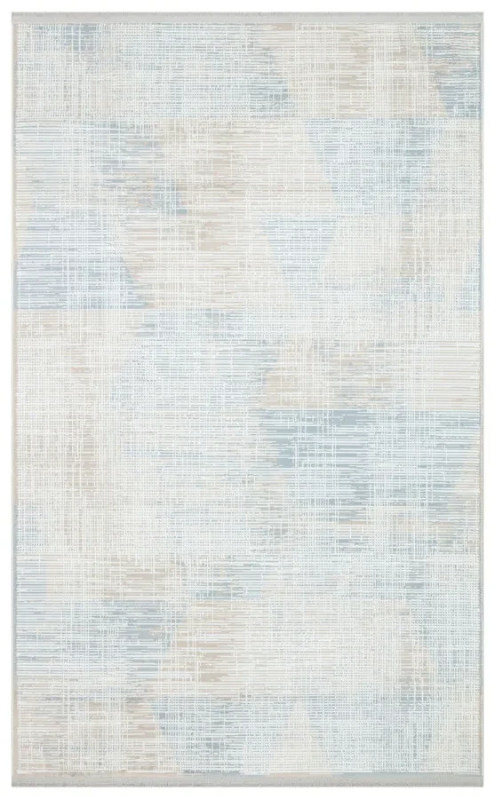 Килим  Modena MDN 02 Cream Blue блакитний прямокутний 160*230 см