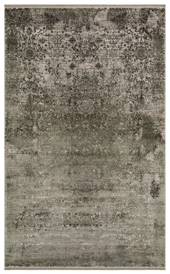 Килим  Fresco Dyed FSD 01 Dark Green сіро-зелений прямокутний 80*150 см