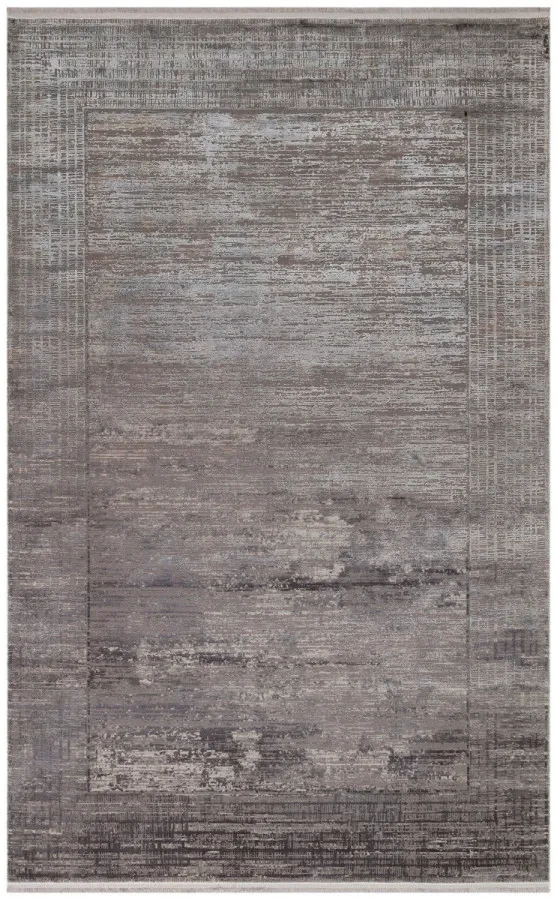 Килим Fresco Dyed FSD 02 Dark Grey сірий прямокутний 80*150 см