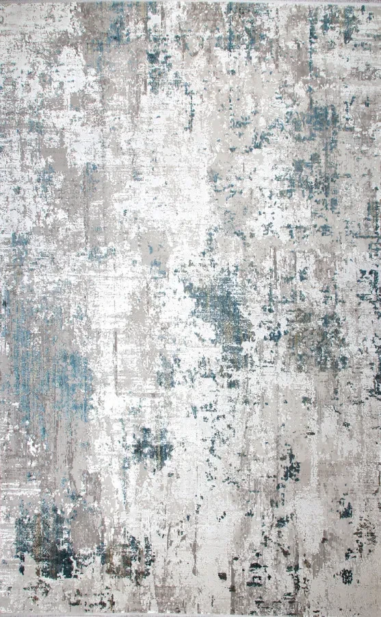 Килим Fresco FS 02 Beige Blue сіро-синій прямокутний 80*150 см