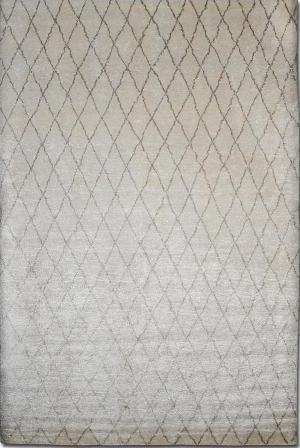 Килим ручної роботи Morrocan White Beige біло-бежевий прямокутний 90*150 см