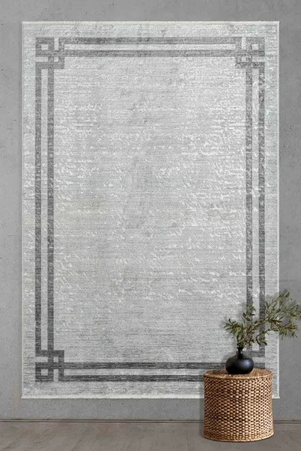 Килим  Motion 3307 Pale Grey сірий прямокутний 80*150 см, фото 1