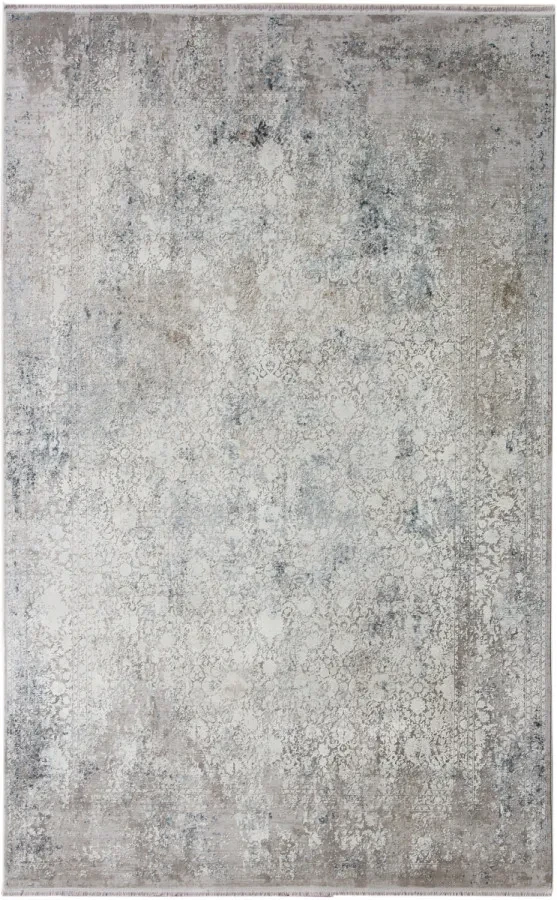 Килим  Fresco FS 07 Beige Blue сіро-синій прямокутний 80*150 см, фото 1