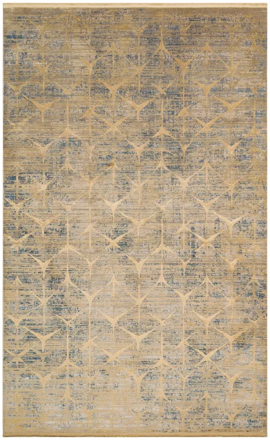 Килим Verona Dyed VRD 06 Marine Gold золотистий прямокутний 80*150 см
