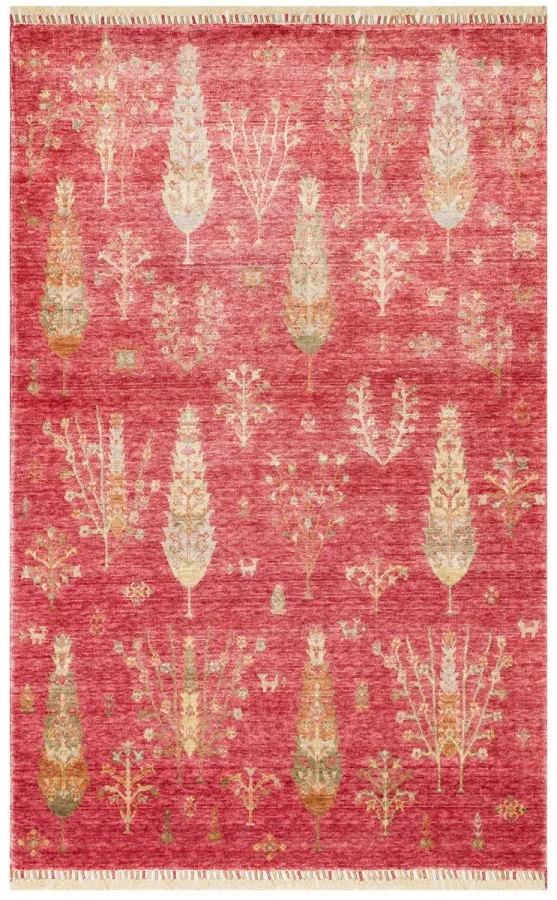 Килим  Zara ZR 08 Red Autumn червоний прямокутний 80*150 см, фото 1
