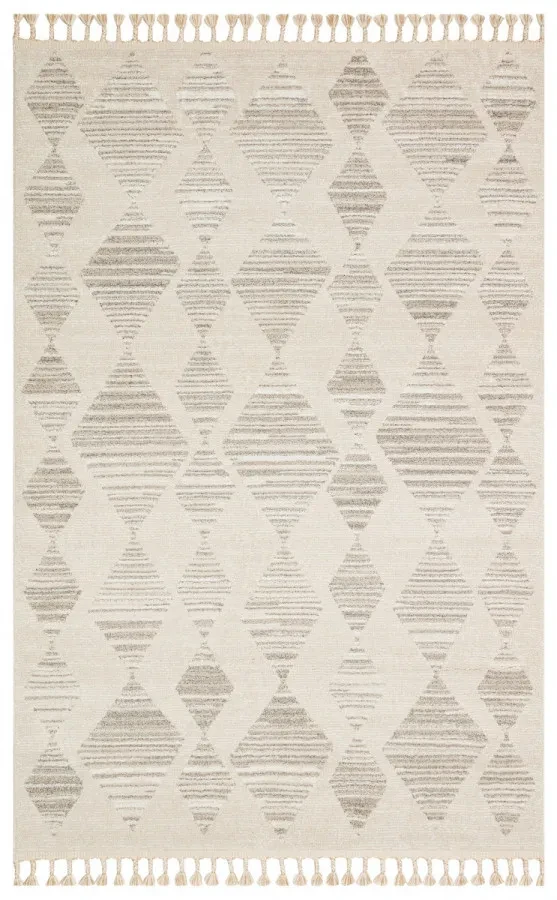 Килим  Nordic NDC 01 Cream Grey кремово-сірий прямокутний 80*150 см
