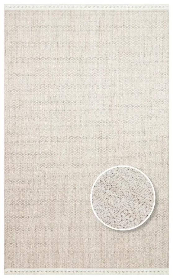 Килим безворсовий  Norte NRT 01 Beige бежевий прямокутний 80*150 см