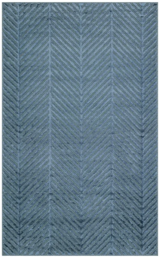 Килим Zenith ZNT 04 Navy Dyed синій прямокутний 80*150 см, фото 1