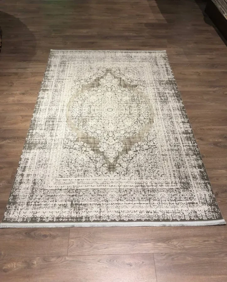Килим Zinet Design 7 сіро-бежевий прямокутний 160*230 см