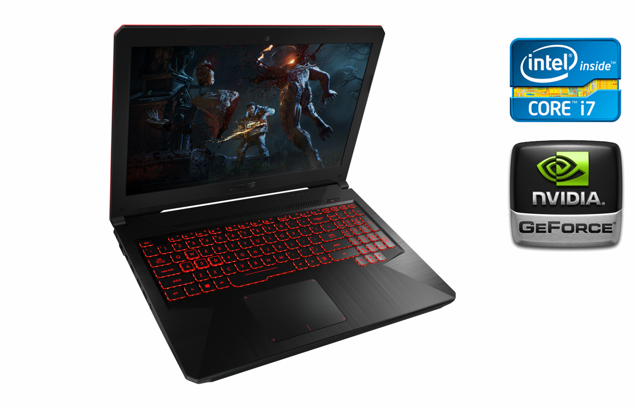 Ігровий ноутбук Asus FX 503V/ 15.6" 1920x1080/ i7-7700HQ/ 16GB RAM/ 256GB SSD+1000GB HDD/ GTX 1060 3GB