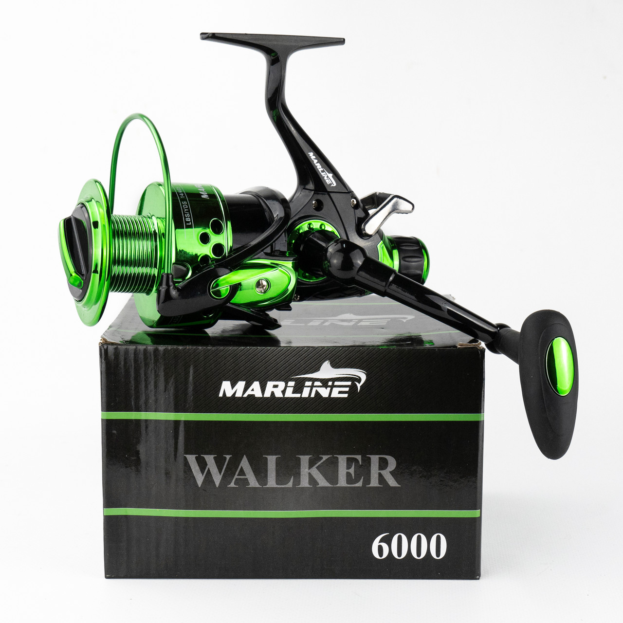 Коропова котушка MARLINE WALKER 6000 Green з бейтранером, 5 підшипників