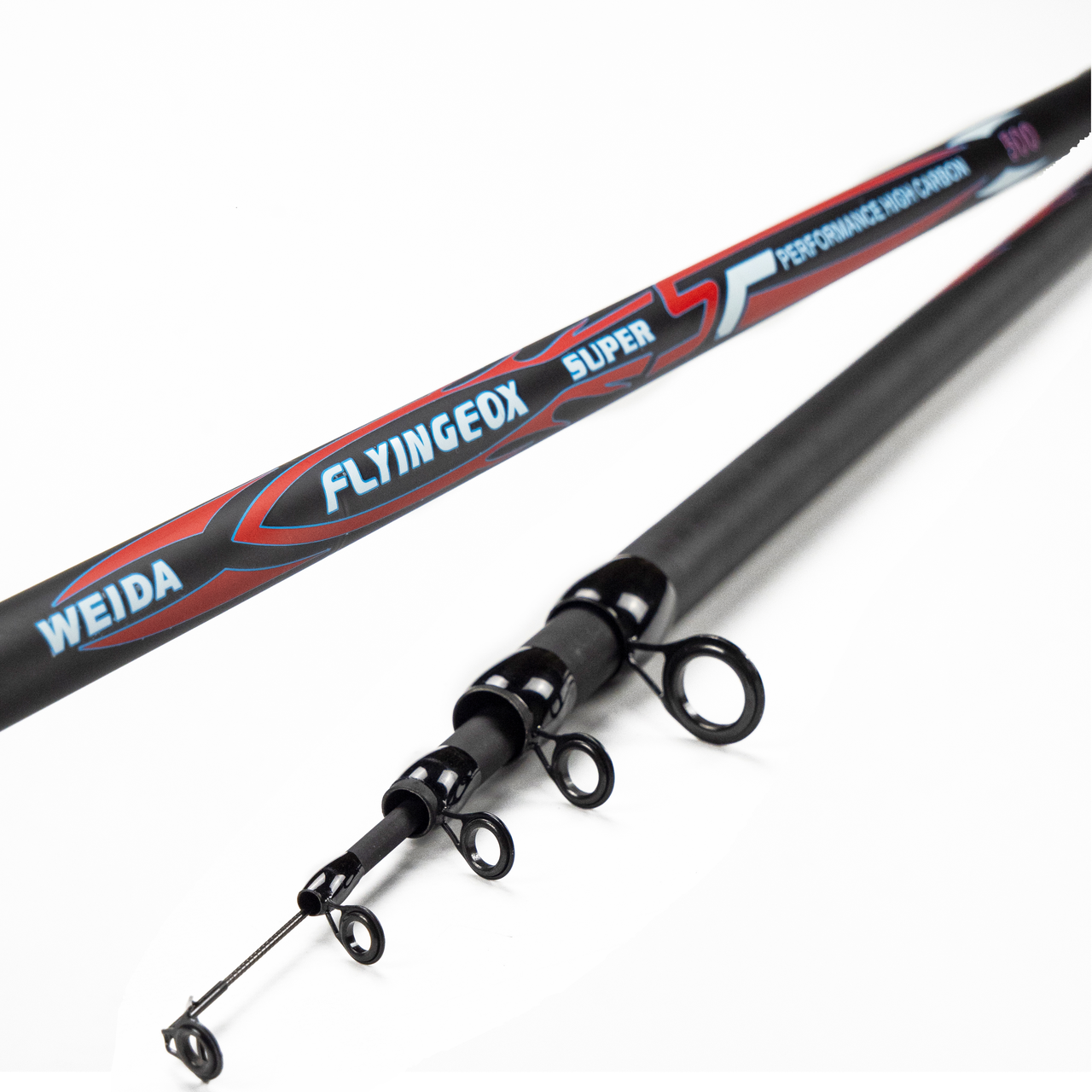 Вудилище з кільцями Weida Flyingeox 4.0 м Карбон