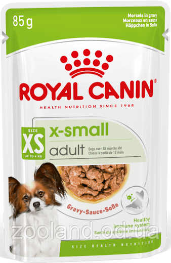 Royal Canin X-small Adult Шматочки в соусі, 12 шт.