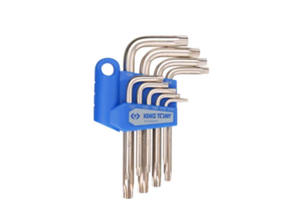 Набір Torx 7 од.  Г-подібних із відв (T10H-T40H)