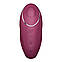 Вібростимулятор-пульсатор Satisfyer Tap & Climax 1 Red, ефект постукування пальцем, 2 мотори, фото 3