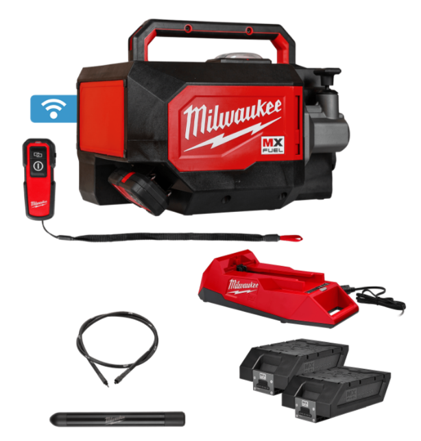 Акумуляторний кейсовий вібратор для бетону MXF CVBCKIT-602