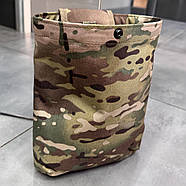 Сумка для швидкого скидання магазинів, Мультикам, WINTAC, на затяжці, Cordura 1000D, кишеня для порожніх автоматних магазинів, фото 4