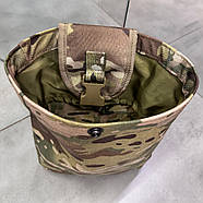 Сумка для швидкого скидання магазинів, Мультикам, WINTAC, на затяжці, Cordura 1000D, кишеня для порожніх автоматних магазинів, фото 5