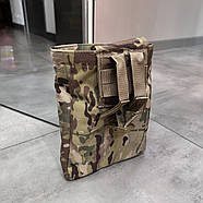 Сумка для швидкого скидання магазинів, Мультикам, WINTAC, на затяжці, Cordura 1000D, кишеня для порожніх автоматних магазинів, фото 6