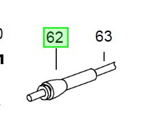 Ремкомплект до гайкокрута рукав гумовий без фітінгів AG22-AGV24
