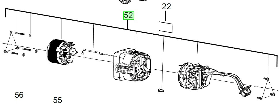 Ремкомплект до гайкокрута перемікач